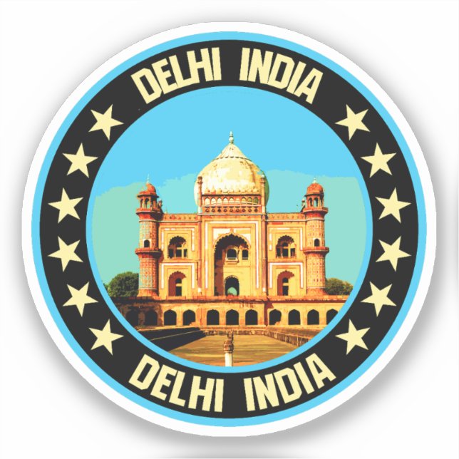 Delhi                                              sticker (Front)