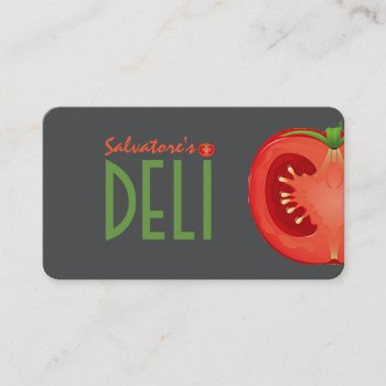 Deli Shop Business Card by SharonCullars at Zazzle