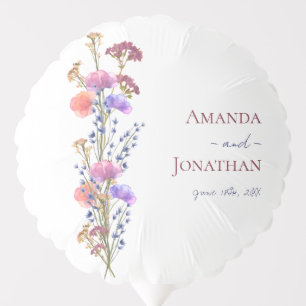Delicate Acrylic Floral Wedding Balloon