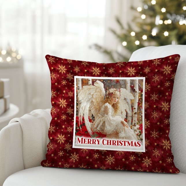 Delicate Angel Victorian Christmas Gift Pillow (Delicate Angel Victorian Christmas Gift Pillow)