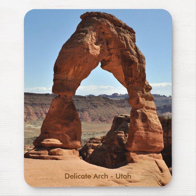 Delicate Arch - Arches National Park Mouse Pad (Front)