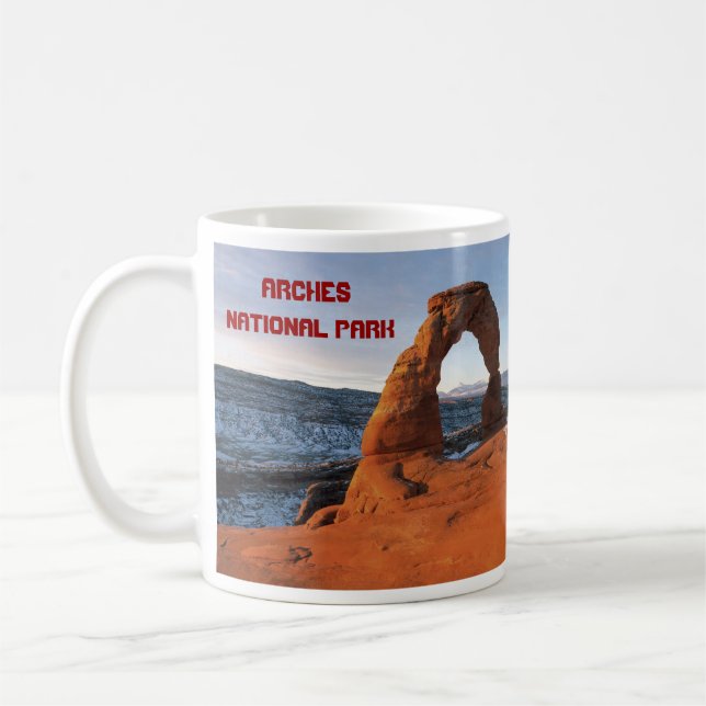 Delicate Arch, Arches National Park Mug (Left)