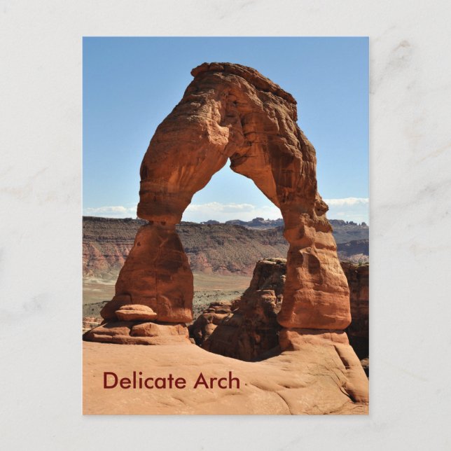 Delicate Arch - Arches National Park Postcard (Front)