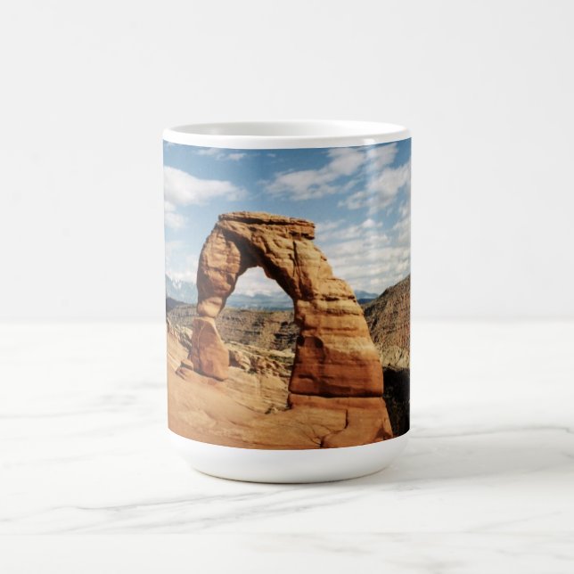 Delicate Arch, Arches National Park, Utah Coffee Mug (Center)