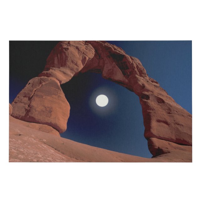 Delicate Arch | Arches National Park Utah Faux Canvas Print (Front)