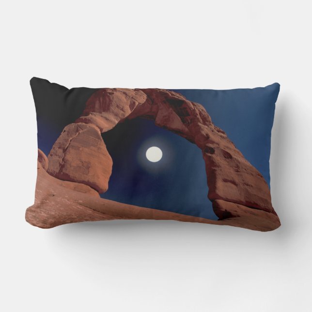Delicate Arch | Arches National Park Utah Lumbar Pillow (Front)
