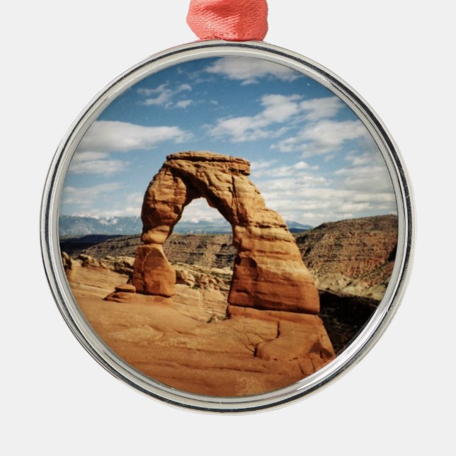 Delicate Arch, Arches National Park, Utah Metal Ornament (Front)