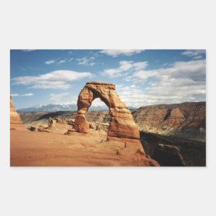 Delicate Arch, Arches National Park, Utah Rectangular Sticker