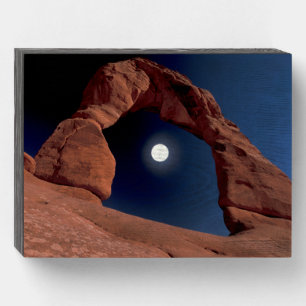 Delicate Arch   Arches National Park Utah Wooden Box Sign