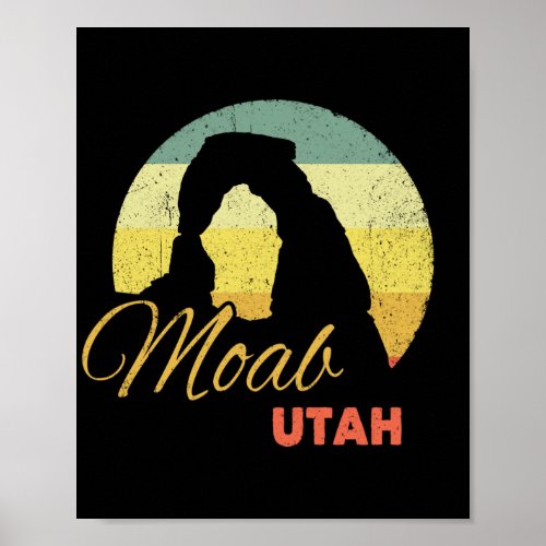 Delicate Arch as Moab Utah Souvenir Poster