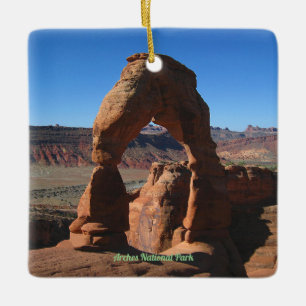Delicate Arch Ceramic Ornament