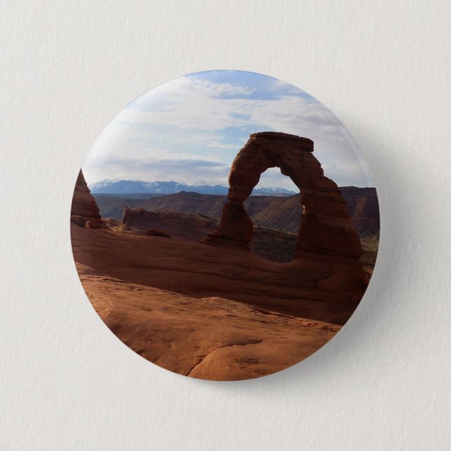 Delicate Arch I at Arches National Park Button (Front)