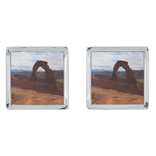 Delicate Arch I at Arches National Park Cufflinks (Front)