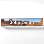 Delicate Arch I at Arches National Park Desk Name Plate