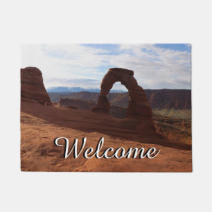 Delicate Arch I at Arches National Park Doormat