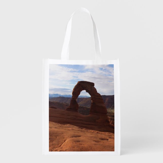Delicate Arch I at Arches National Park Grocery Bag (Front)