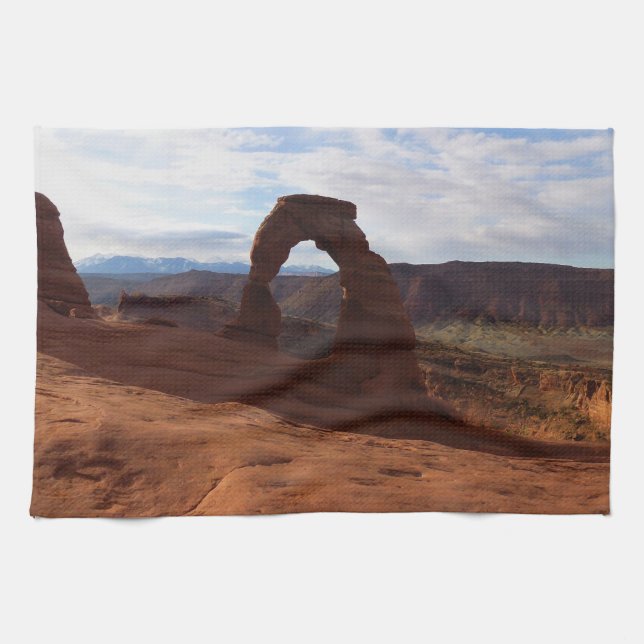 Delicate Arch I at Arches National Park Kitchen Towel (Horizontal)