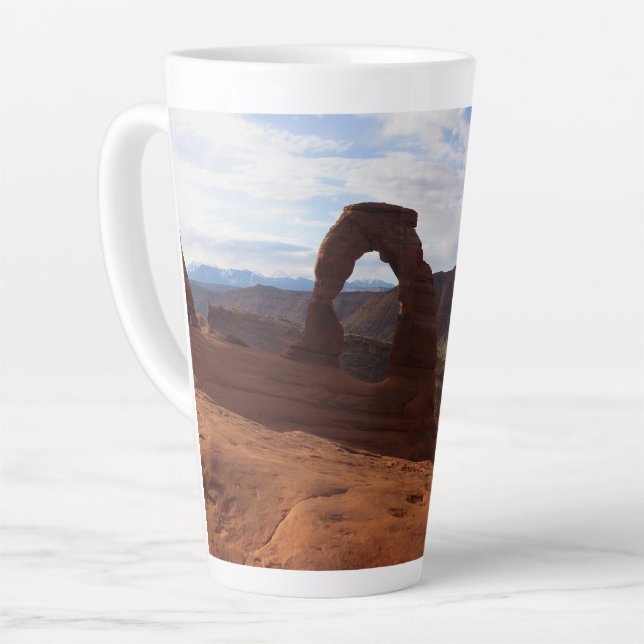 Delicate Arch I at Arches National Park Latte Mug (Left Angle)