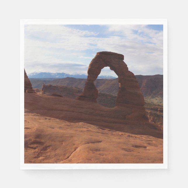 Delicate Arch I at Arches National Park Paper Napkins (Front)