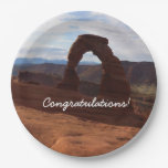 Delicate Arch I at Arches National Park Paper Plates