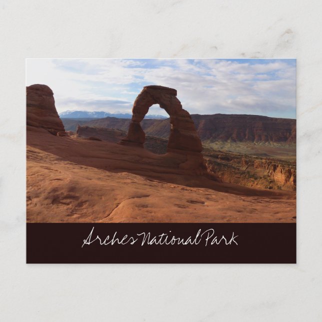 Delicate Arch I at Arches National Park Postcard (Front)