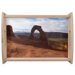 Delicate Arch I at Arches National Park Serving Tray