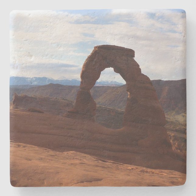 Delicate Arch I at Arches National Park Stone Coaster (Front)