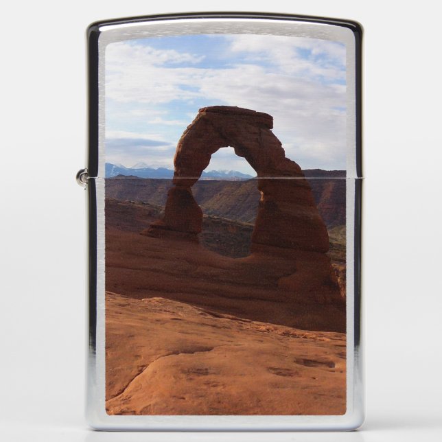 Delicate Arch I at Arches National Park Zippo Lighter (Front)