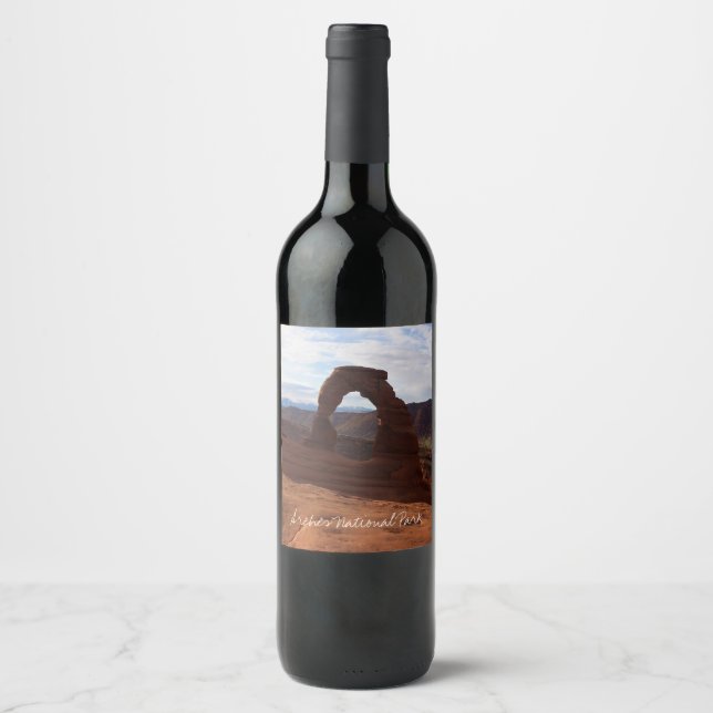 Delicate Arch I Wine Label (Front)