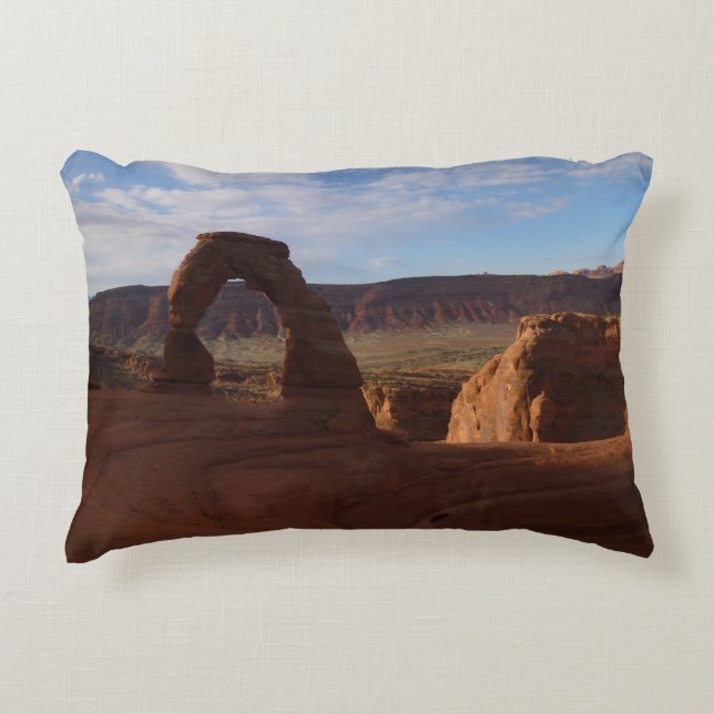 Delicate Arch II at Arches National Park Accent Pillow (Front)