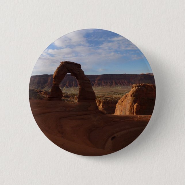 Delicate Arch II at Arches National Park Button (Front)