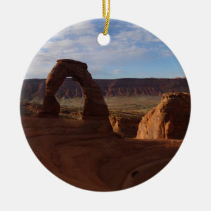 Delicate Arch II at Arches National Park Ceramic Ornament