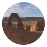 Delicate Arch II at Arches National Park Classic Round Sticker