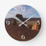 Delicate Arch II at Arches National Park Round Clock