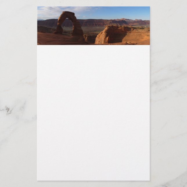 Delicate Arch II at Arches National Park Stationery (Front)