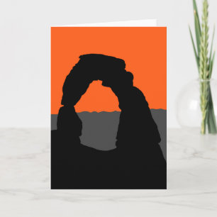 Delicate Arch in Arches National Park - Utah, USA Card