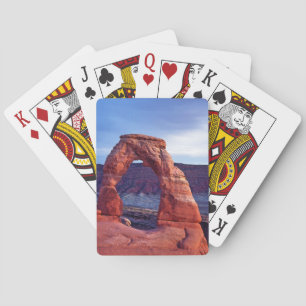 Delicate Arch in Arches National Park - Utah, USA Poker Cards