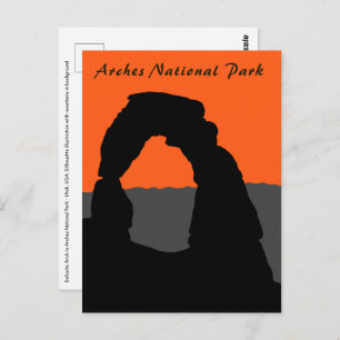 Delicate Arch in Arches National Park - Utah, USA Postcard