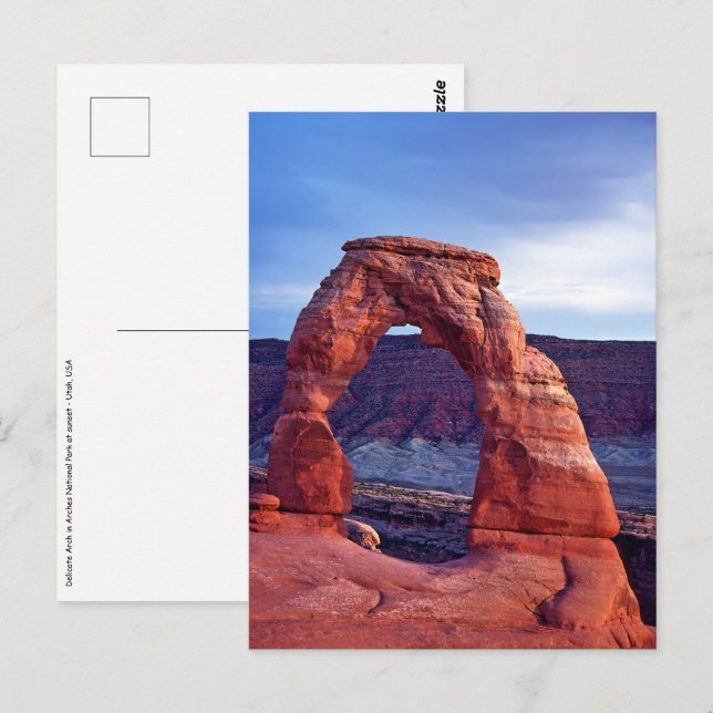 Delicate Arch in Arches National Park - Utah, USA Postcard (Front/Back)