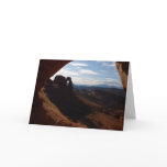 Delicate Arch through Rock Window at Arches Card