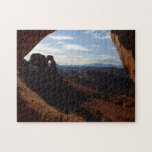 Delicate Arch through Rock Window at Arches Jigsaw Puzzle