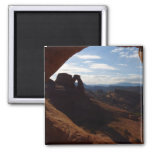 Delicate Arch through Rock Window at Arches Magnet
