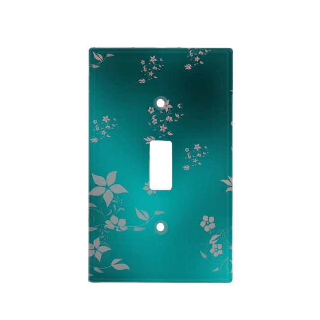 Delicate Asian flowers Light Switch Cover (Front)
