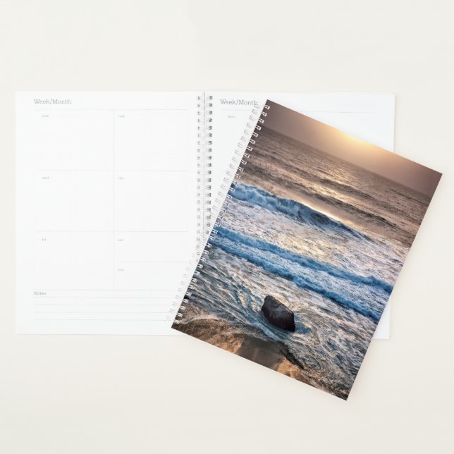 Delicate Beach Sunset Planner (Display)