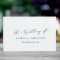 Delicate Black Calligraphy Monogram Back Wedding