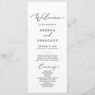 Church Wedding Programs Zazzle