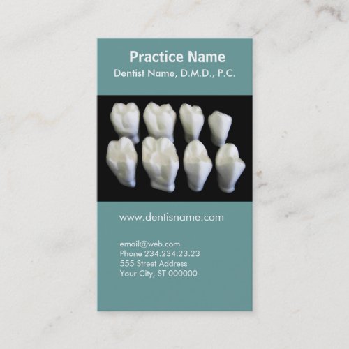Dentist Appointment Dental Care Business Cards