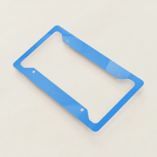 Delicate Blue Folds License Plate Frame