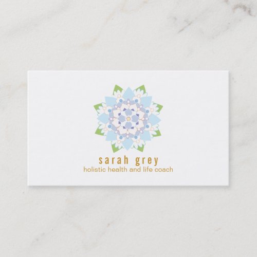 Delicate Blue Lotus Flower  Business Card