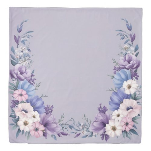 Delicate Blue, White, Pink & Purple Summer Blooms